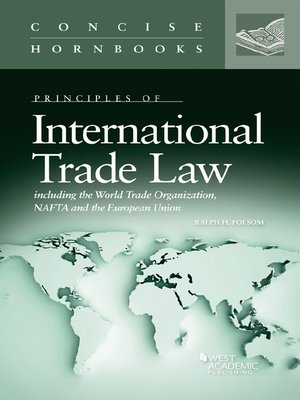 cover image of International Trade Law